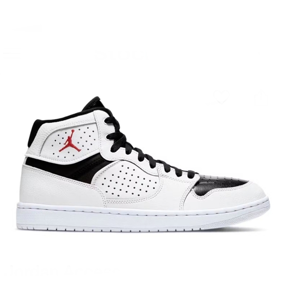 Nike Other - Nike Men's Air Jordan Access White Black Red Basketball Shoes Sneakers, 11